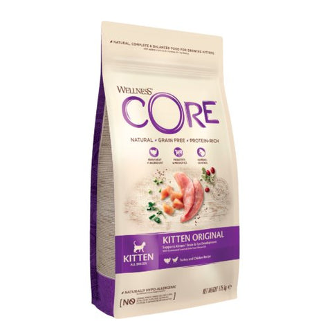 WELLNESS CORE Cat Kitten Original Turkey and Chicken - Pets Villa