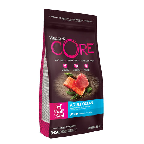 WELLNESS CORE Dog Small Breed Adult Ocean Salmon with Tuna - Pets Villa