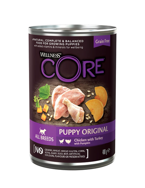 WELLNESS CORE Puppy Original Chicken with Turkey 400g - Pets Villa