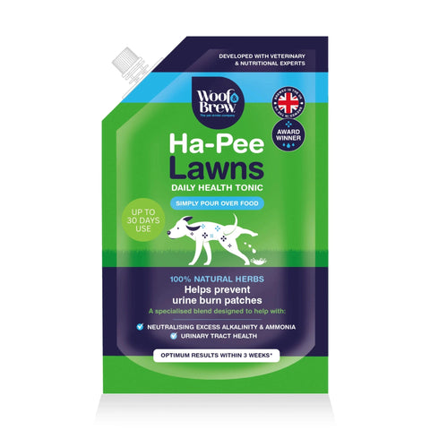 WOOF & BREW Ha - Pee Lawns Daily Dog Health Tonic 300ml - Pets Villa
