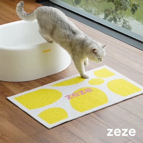 ZEZE Abstract Pet Litter Mat - Pets Villa