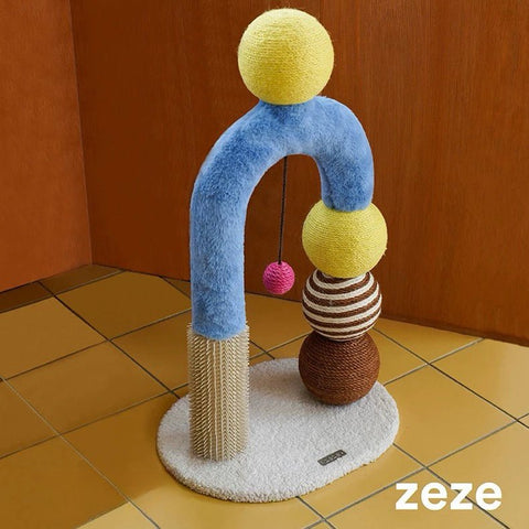 ZEZE Balloon Scratch Post - Pets Villa