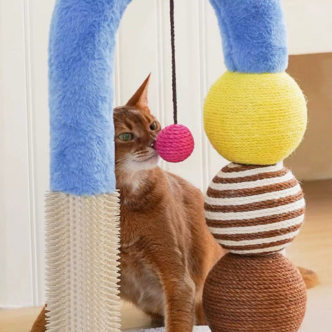 ZEZE Balloon Scratch Post - Pets Villa