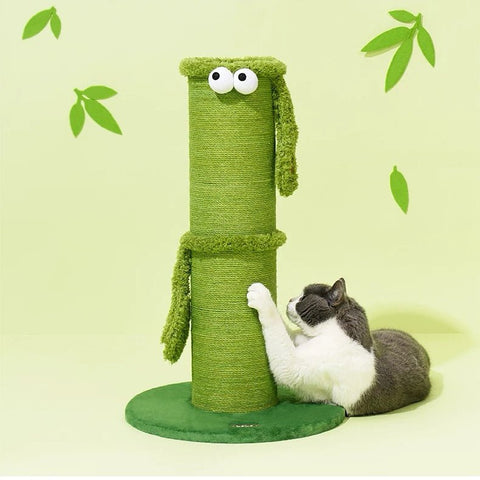 ZEZE Bamboo Scratch Post - Pets Villa