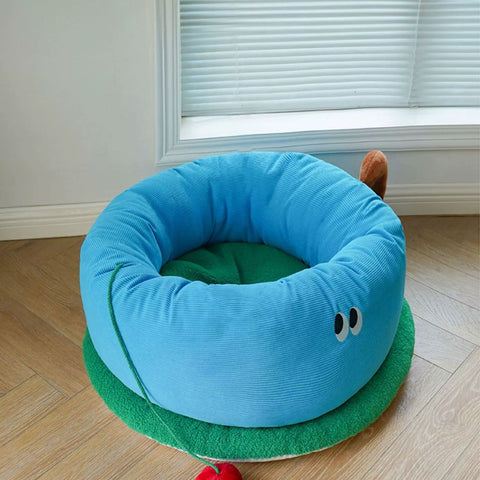 ZEZE Blue Tea Cup Pet Bed - Pets Villa