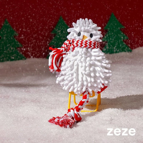 ZEZE Christmas Snowman Dog Rope - Pets Villa