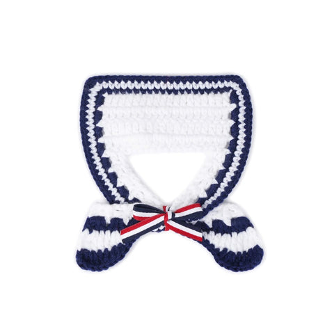 ZEZE Essential Navy Woven Pet Collar - Pets Villa