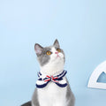 ZEZE Essential Navy Woven Pet Collar - Pets Villa