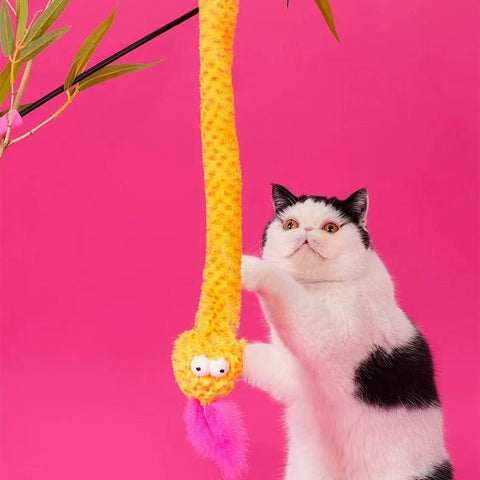 ZEZE Fortune Snake Cat Wand - Pets Villa