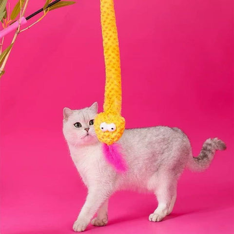 ZEZE Fortune Snake Cat Wand - Pets Villa