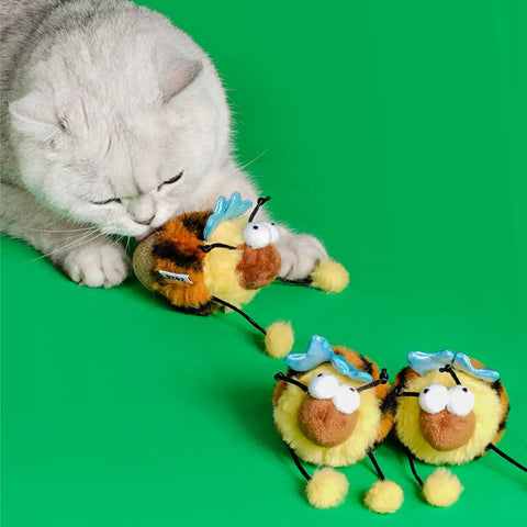 ZEZE Funny Bee Catnip Toy - Pets Villa