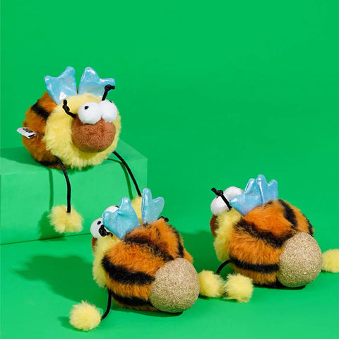 ZEZE Funny Bee Catnip Toy - Pets Villa