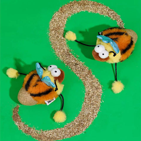 ZEZE Funny Bee Catnip Toy - Pets Villa