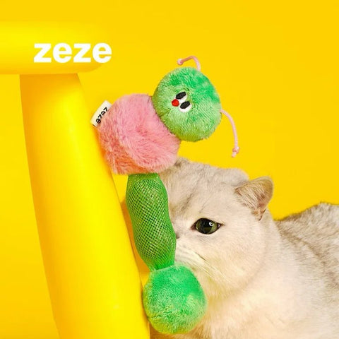 ZEZE Funny Caterpillar Cat Toy - Pets Villa