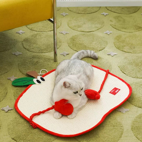 ZEZE Funny Shape Cat Scratching Mat - Pets Villa