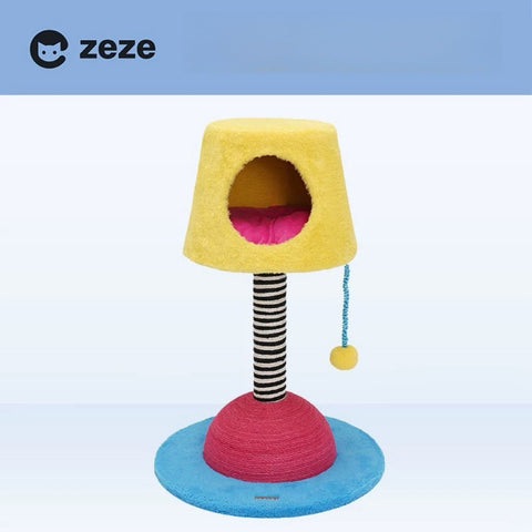 ZEZE Modern Lamp Cat Tree - Pets Villa