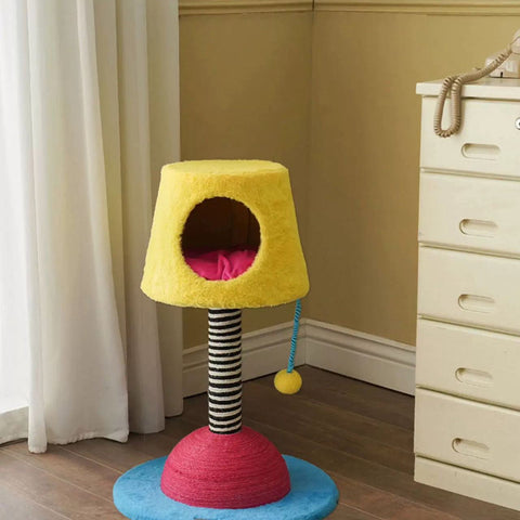 ZEZE Modern Lamp Cat Tree - Pets Villa