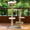 ZEZE Rattan Cat Tree - Pets Villa