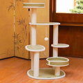 ZEZE Rattan Cat Tree - Pets Villa