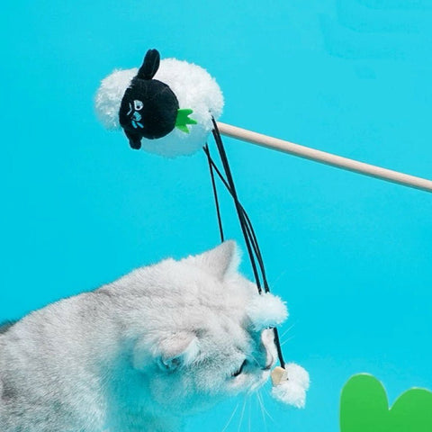 ZEZE Sheep Cat Wand - Pets Villa