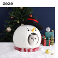 ZEZE Snowman Pet House - Pets Villa