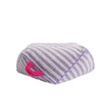 ZEZE Soft Striped Purple Pet Cushion - Pets Villa