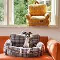 ZEZE Softer Plaid Sofa Pet Bed - Pets Villa