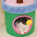 ZEZE Spring Lollipop Cat House - Pets Villa