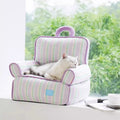 ZEZE Stripe Single Pet Sofa - Pets Villa