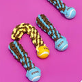 ZEZE Tennis Ball with Sturdy Rope - Pets Villa