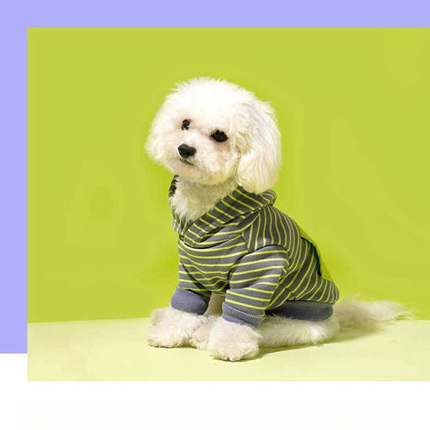 ZEZE Trend Striped Pet Hoody - Pets Villa