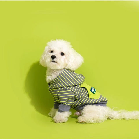 ZEZE Trend Striped Pet Hoody - Pets Villa