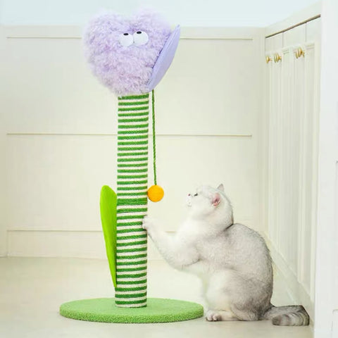 ZEZE Tulip Cat Scratching Post - Pets Villa