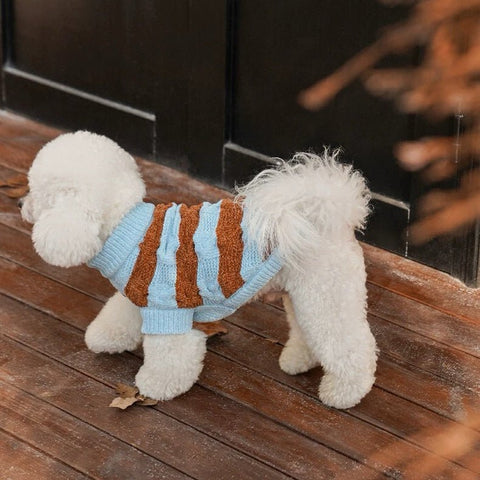 ZEZE Warmth Striped Pet Sweater - Pets Villa