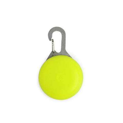 Front view of ALL FOR PAWS Light Up Pendant for dogs with 4 lighting modes and 100M visibility.