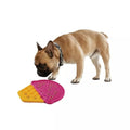 Silicone ice cream-shaped lick mat for dogs and cats with anti-slip design