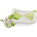 ALL FOR PAWS Blanky Elephant dog comfort blanket with plush toy and chew corner
