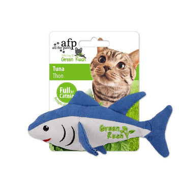 ALL FOR PAWS Green Rush Tuna Cat Toy