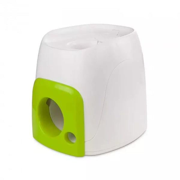 Treat Frenzy Roll Interactive Dog Toy Green and White Treat Dispenser For  Dogs