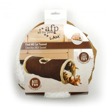 ALL FOR PAWS Lamb Find Me Cat Tunnel