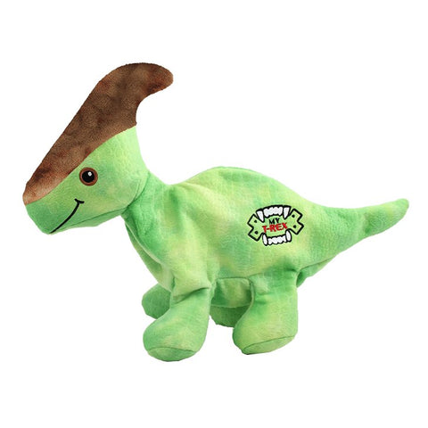 ALL FOR PAWS Patrick The Parasaurolophus Dog Toy – Front View