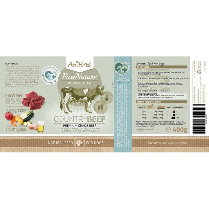ANIFORTE PureNature Wet Food for Dogs Variety Mix - 6 x 400g - Pets Villa