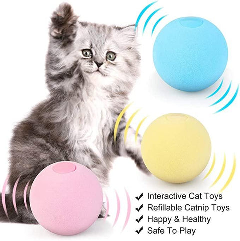 Animal Sound Cat Balls 3pks - Pets Villa