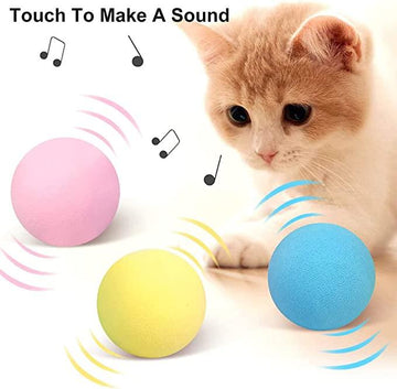 Animal Sound Cat Balls 3pks - Pets Villa