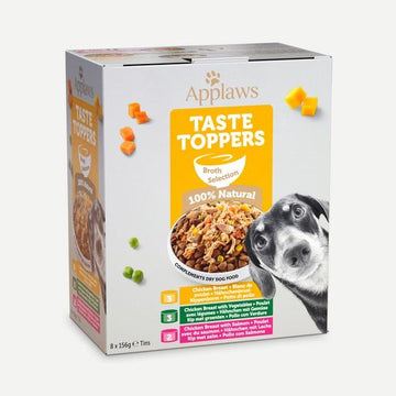 APPLAWS Taste Toppers Broth Sellection 8x156g - Pets Villa