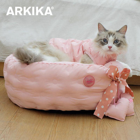 ARKIKA Cotton Pet Bed 04 | PetsVilla 