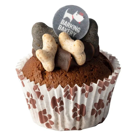 BARKING BAKERY Vanilla Woofin with Carob Frosting - Pets Villa