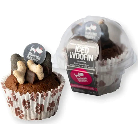 BARKING BAKERY Vanilla Woofin with Carob Frosting - Pets Villa