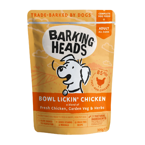 BARKING HEADS Bowl Lickin' Chicken - Pets Villa