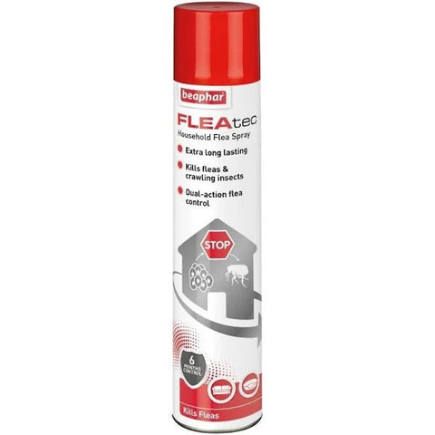 BEAPHAR FLEAtec Household Flea Spray 600ml - Pets Villa